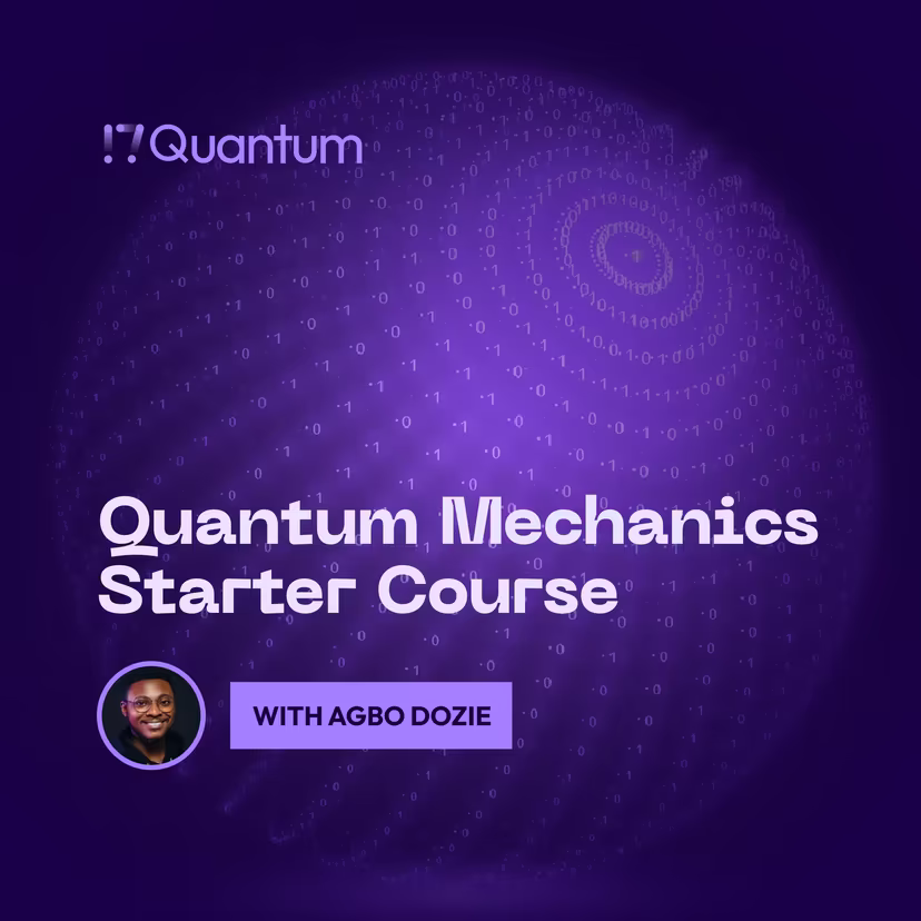 Quantum Mechanics Starter Course